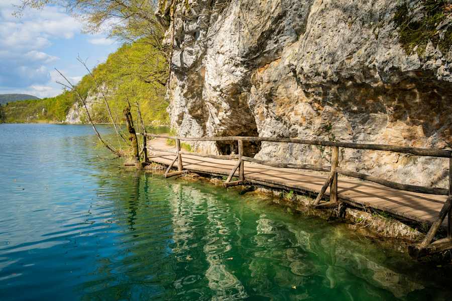 Weg im Nationalpark Plitvicer Seen