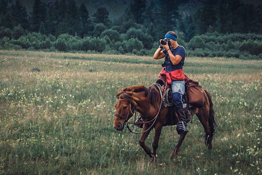 Pferdetrekking Mongolei