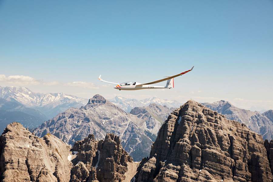 Segelflugzeug Stubaier Alpen