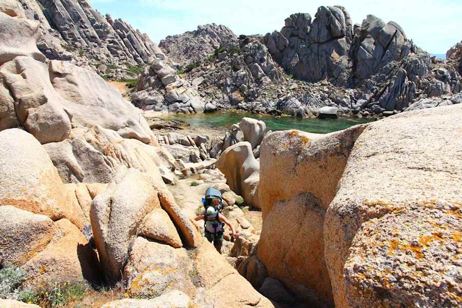 Sardinien Wandern VW-Bus Kinder