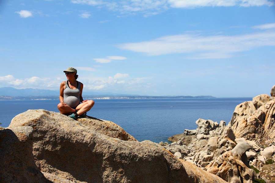 Sardinien Wandern VW-Bus Kinder