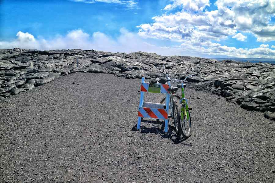 Lava-Fluss im Hawaii Volcanoes-Nationalpark