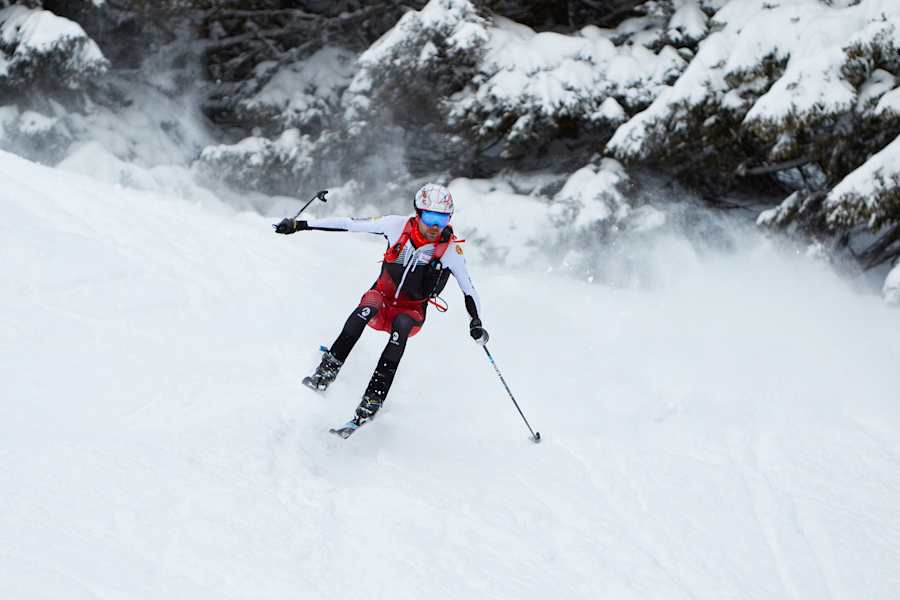 Individual-Bewerb in Villars (Schweiz)