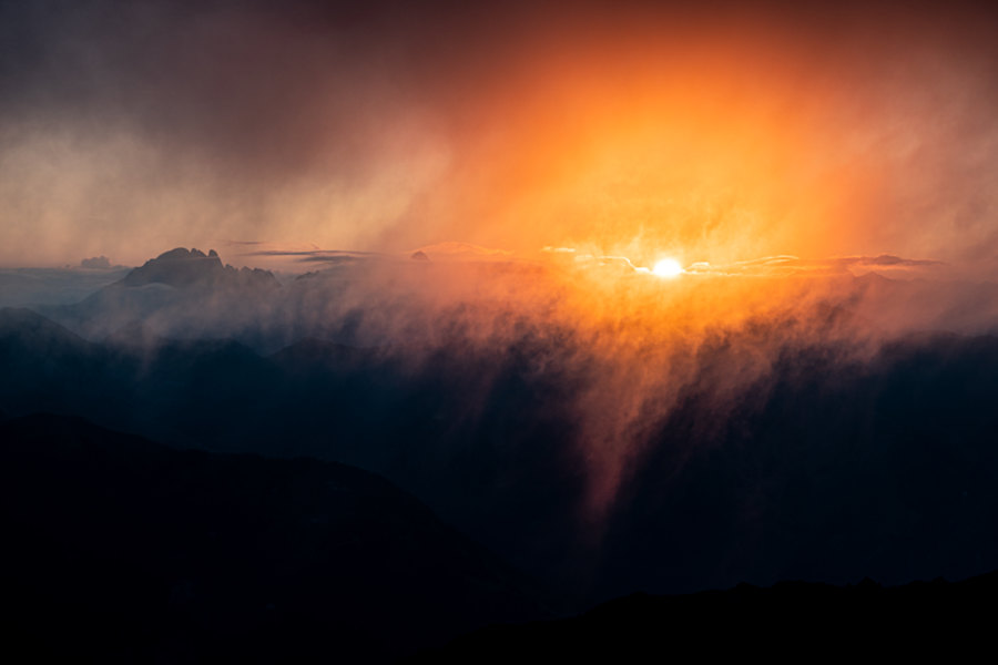 Sonnenaufgang am Gamskarkogel