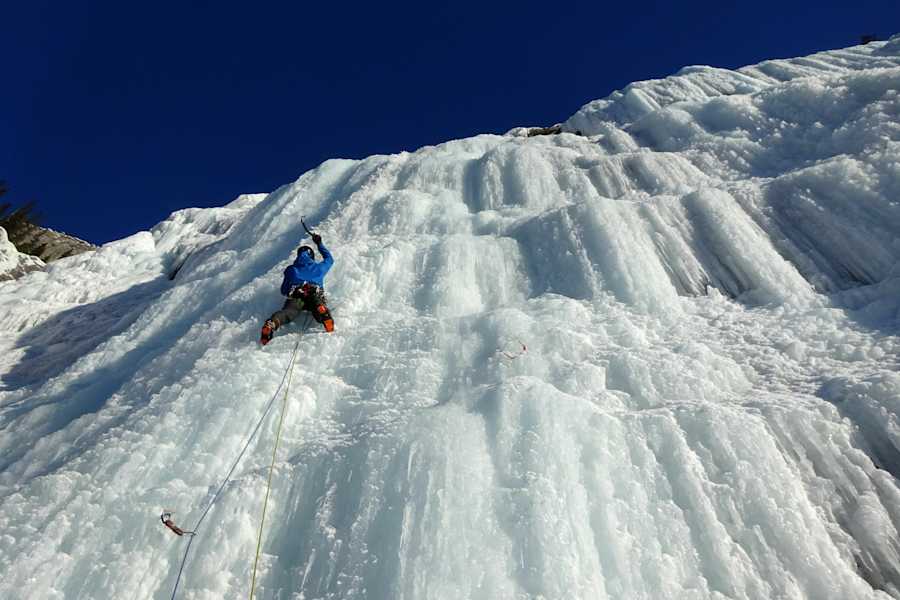Eisklettern Weeping Wall Kanada