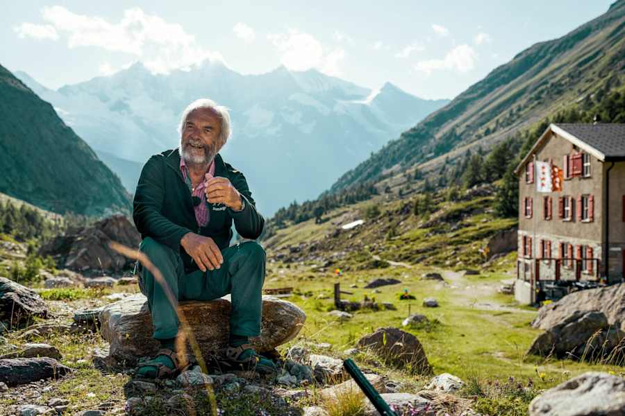 Die Almagelleralp in den Walliser Alpen