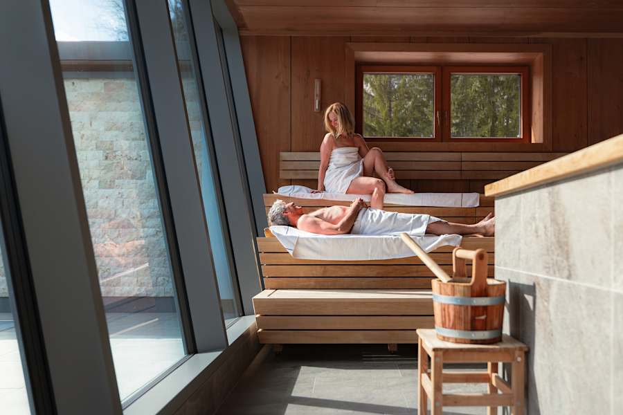 Panoramasauna im Alpenbad Leutasch