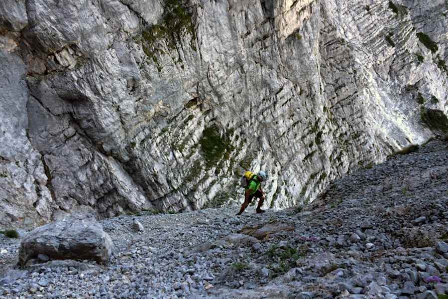 Entlang des Peternpfads auf das Hochtor im Gesäuse