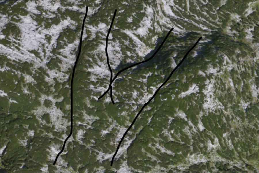 Satellitenbild: Arschlochwinkel