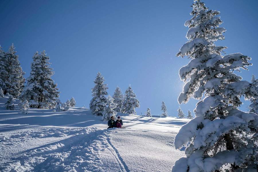 Mit Schneeschuhen durchs Ammergebirge