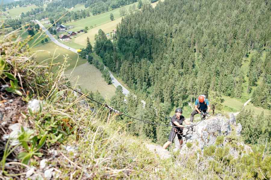 Bergwelten mein erster Klettersteig Ramsau am Dachstein