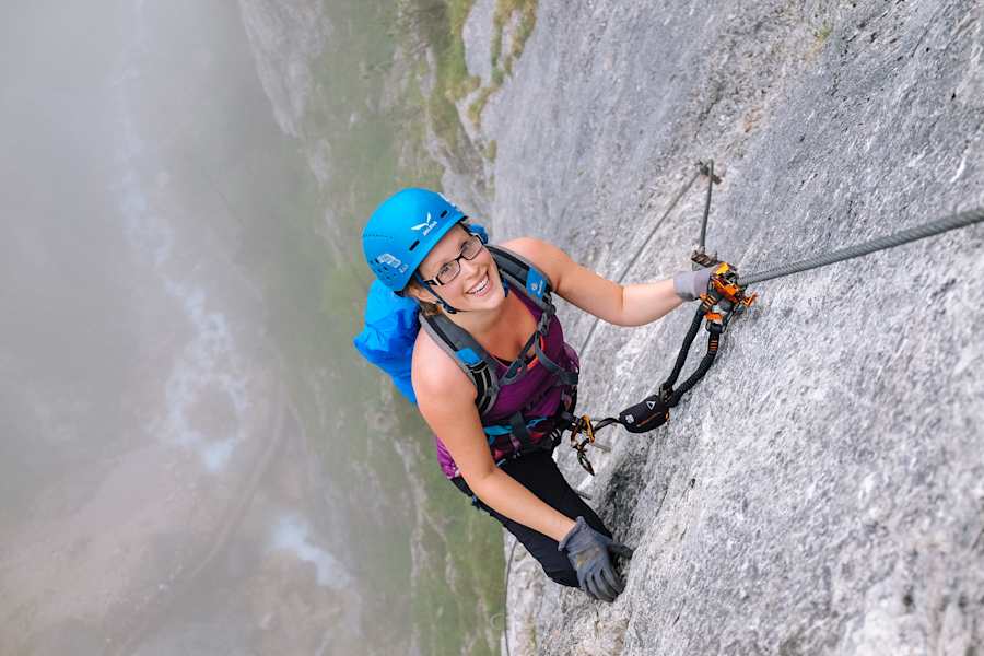 Bergwelten mein erster Klettersteig Ramsau am Dachstein