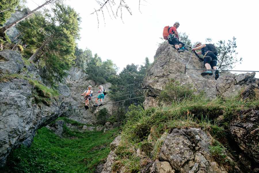 Bergwelten mein erster Klettersteig Ramsau am Dachstein