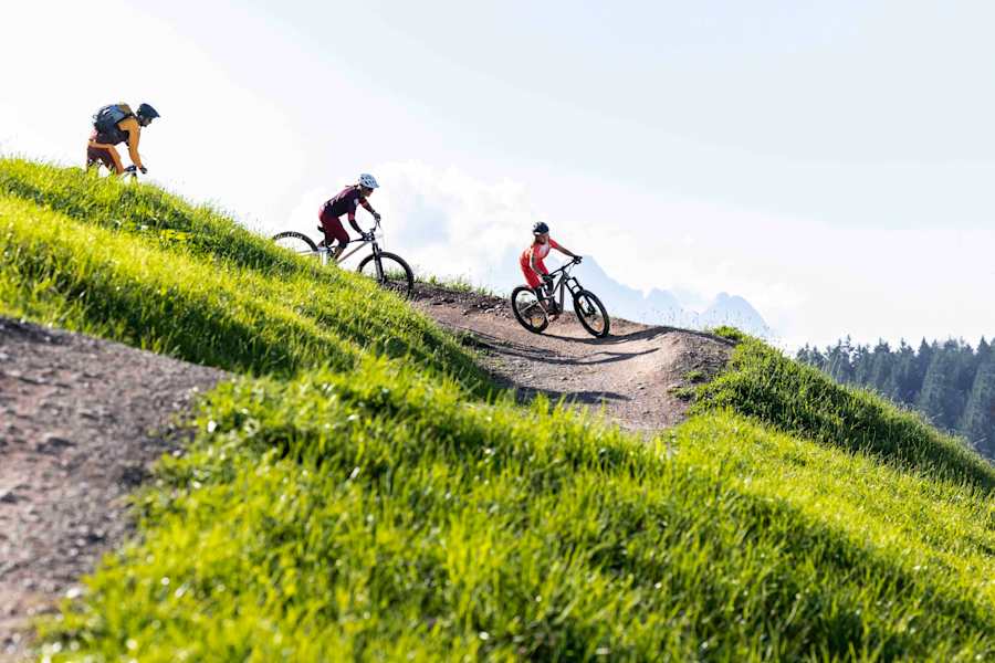 Die Bike Arena Fieberbrunn bietet tolle Trails.