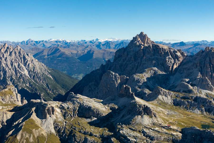 Panorama am Gipfel der Großen Zinne