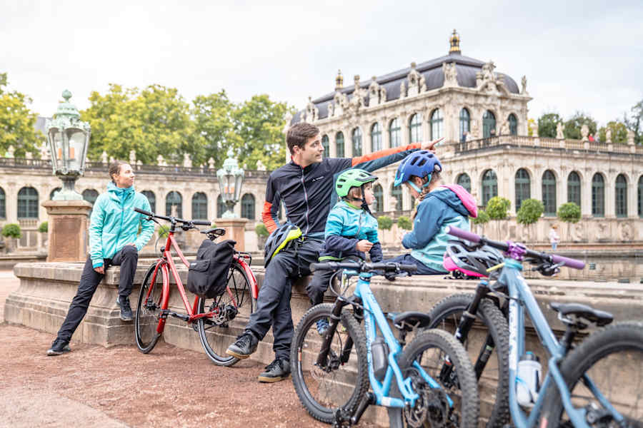 Zwinger im historischen Zentrum von Dresden