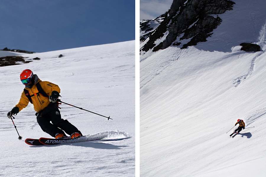 Obertauern: Patrik Schwaiger beim Freeriden in den Radstädter Tauern