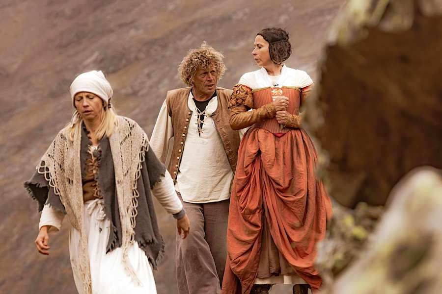 Die drei Protagonisten im Streit