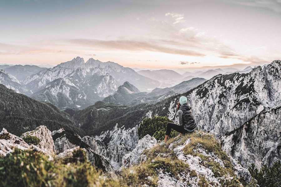 Im Krautgartl beim Buchsteinhaus im Gesäuse