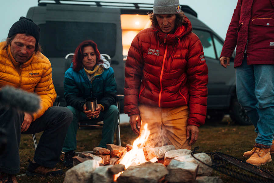 Lagerfeuer mit Stefan Glowacz