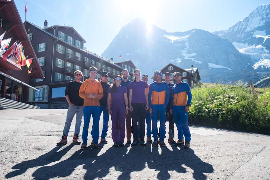 Das obligatorische Gruppenfoto. Wir sagen Merci und Salü