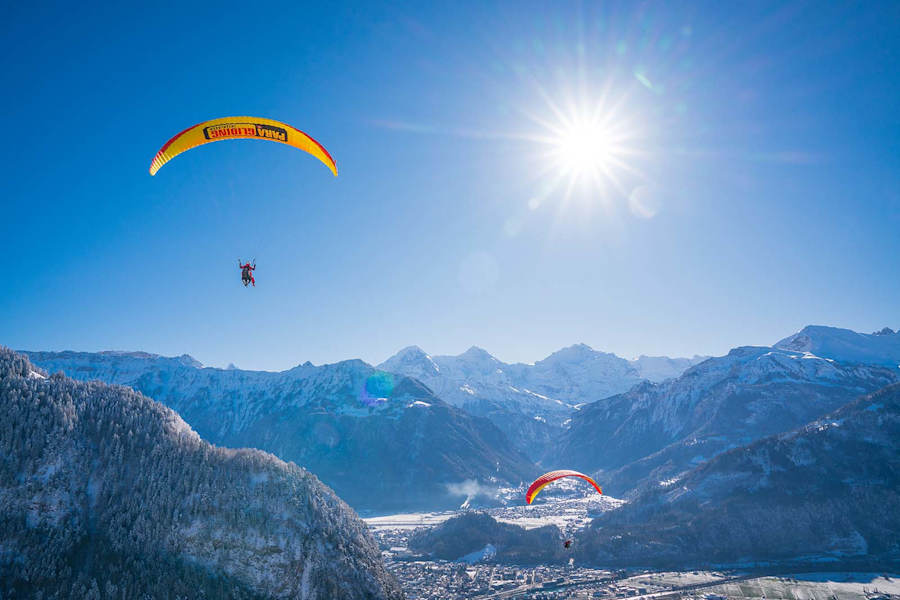 Paragliden über Interlaken