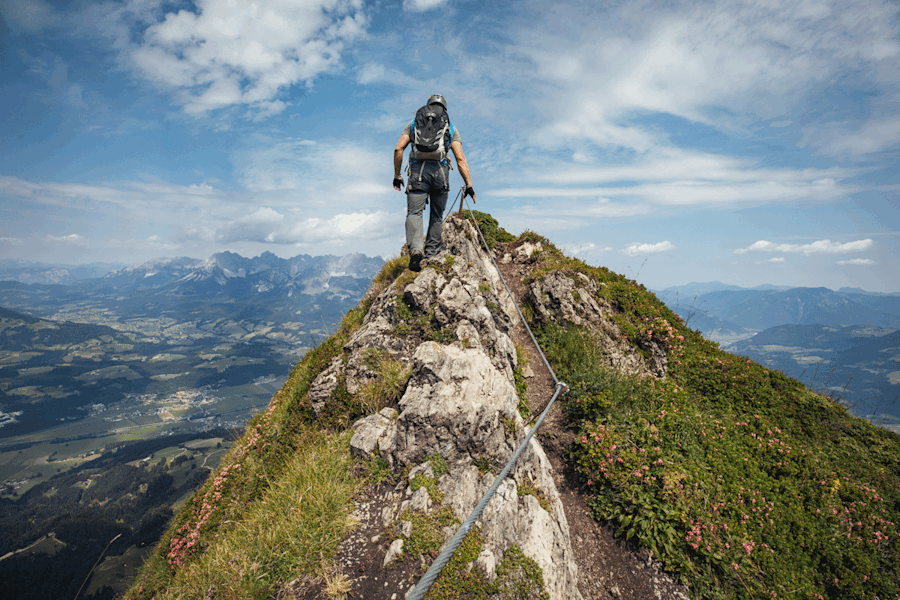 Am Kitzbüheler Horn eröffnet sich ein traumhafter Panoramablick