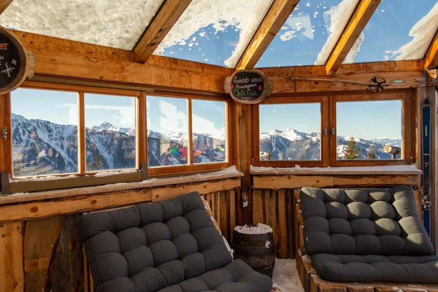 Richtig gemütlich wird's in der Lounge.