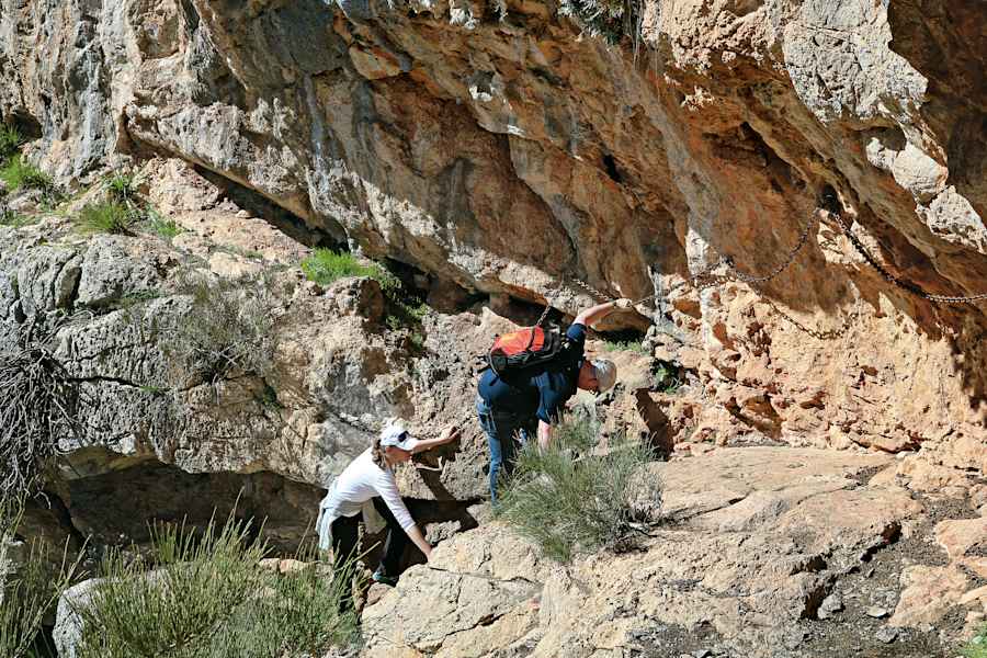 Anstieg zum Pas Ilils