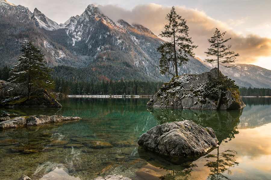 Marcel Rux: „Am Hintersee, Berchtesgadener Land.“