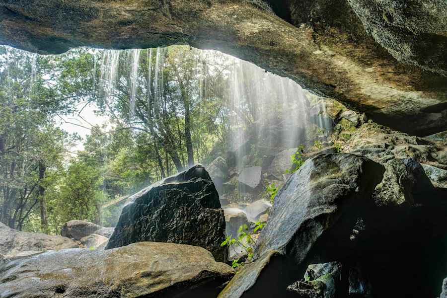 Die Tiger Falls in den Drakensbergen (Südafrika)