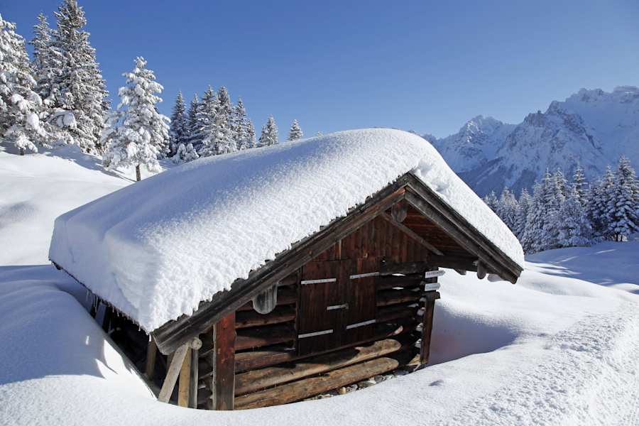 Karwendel Schneehöhe