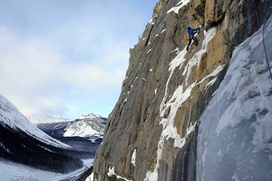 Eisklettern in Kanada