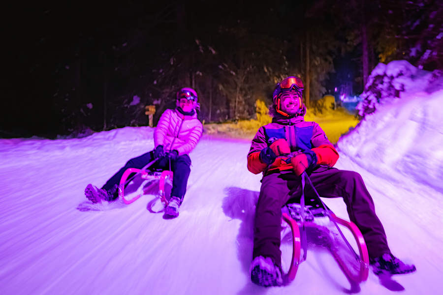 Nachtrodeln am Katzenkopf bei Leutasch