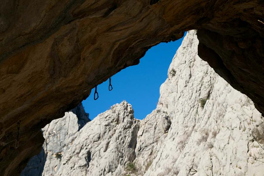 Manche mögen's steil: Sektor Hram im Paklenica Nationalpark