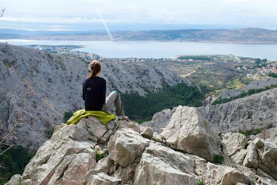 Aussicht: Deluxe im Paklenica Nationalpark