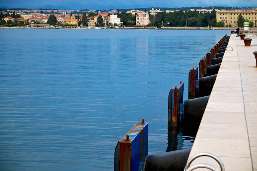 Am Hafen von Zadar