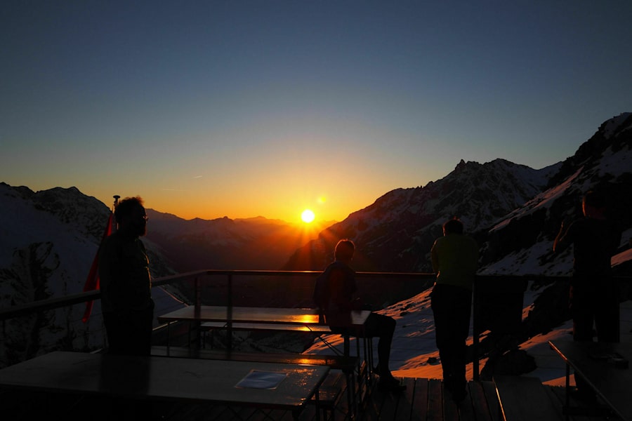 Silvretta in Vorarlberg: Sonnenuntergang an der Silvrettahütte
