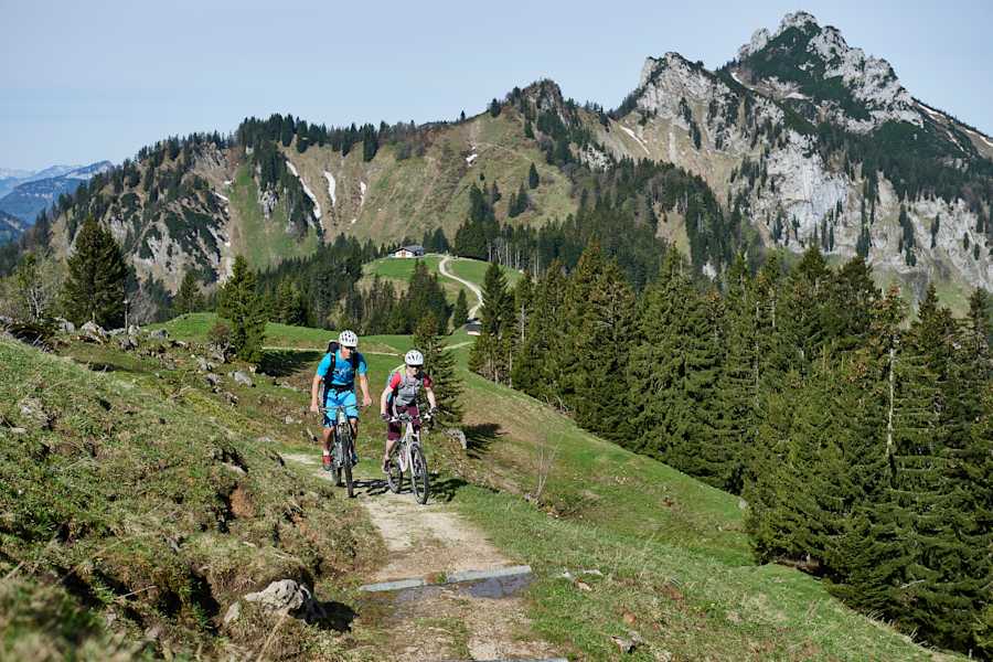 Bike-Tour auf die Rachl-Alm