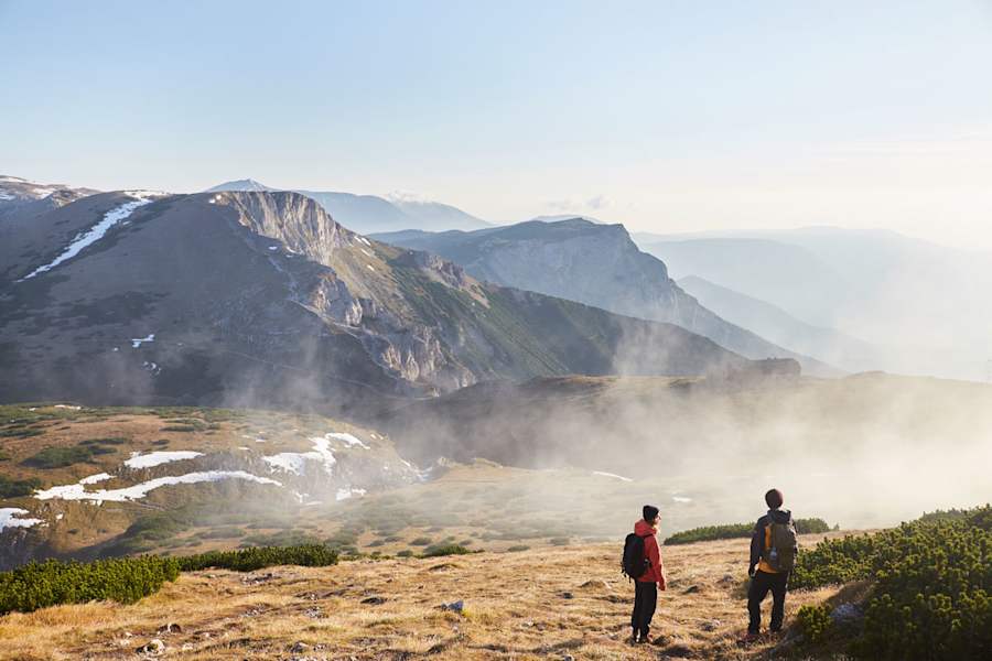 Auf dem Weg zur Heukuppe (2.007 m) lohnt sich der Blick zurück