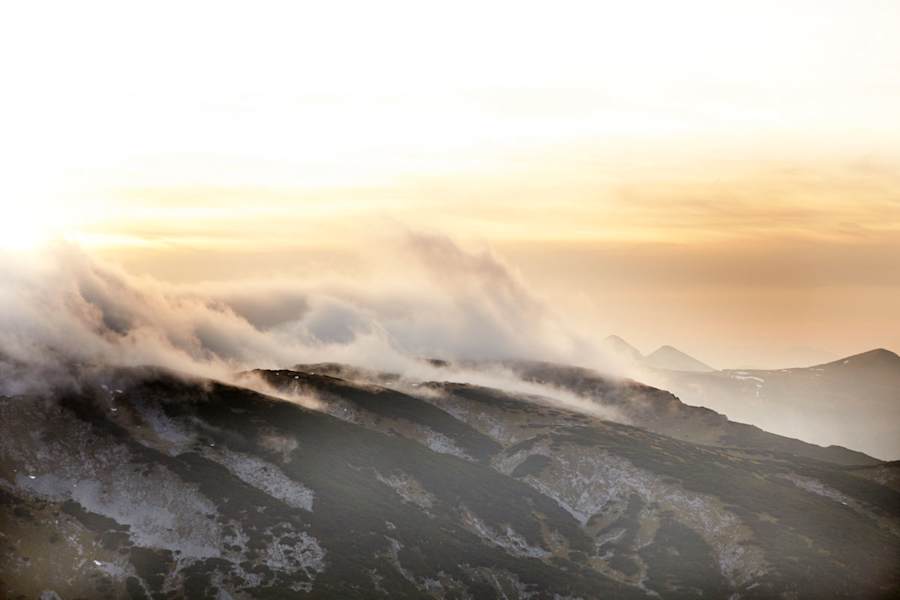 Herbstliche Wolkenstimmung auf der Rax