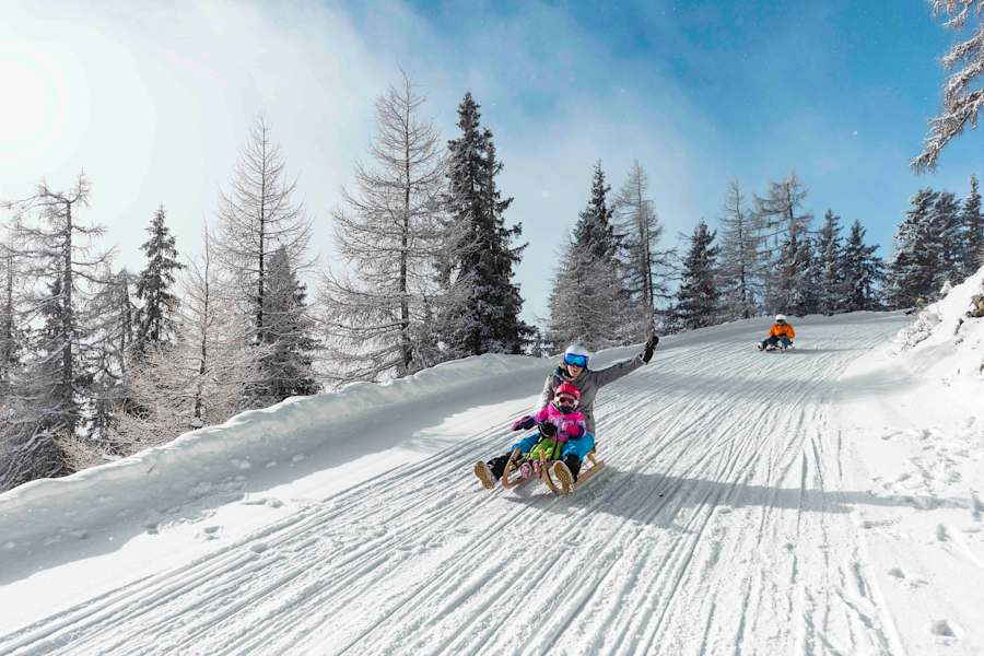 Rodelspaß auf der Wildkogel-Rodelbahn