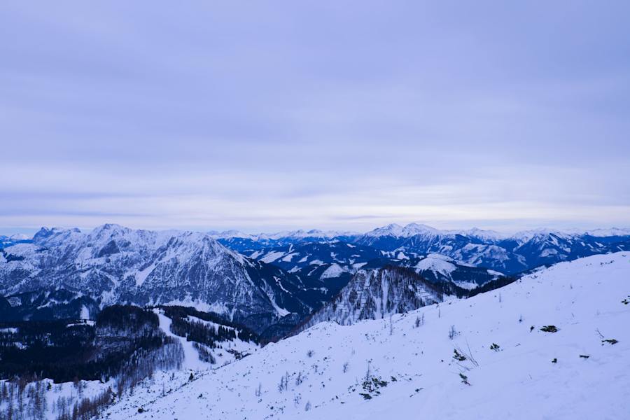 Rote Wand: Gipfelblick ins Tote Gebirge