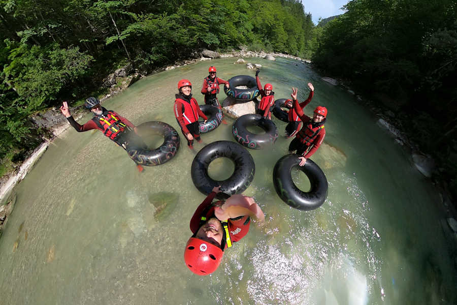 Schlauchreiten in der Brandenberger Ache