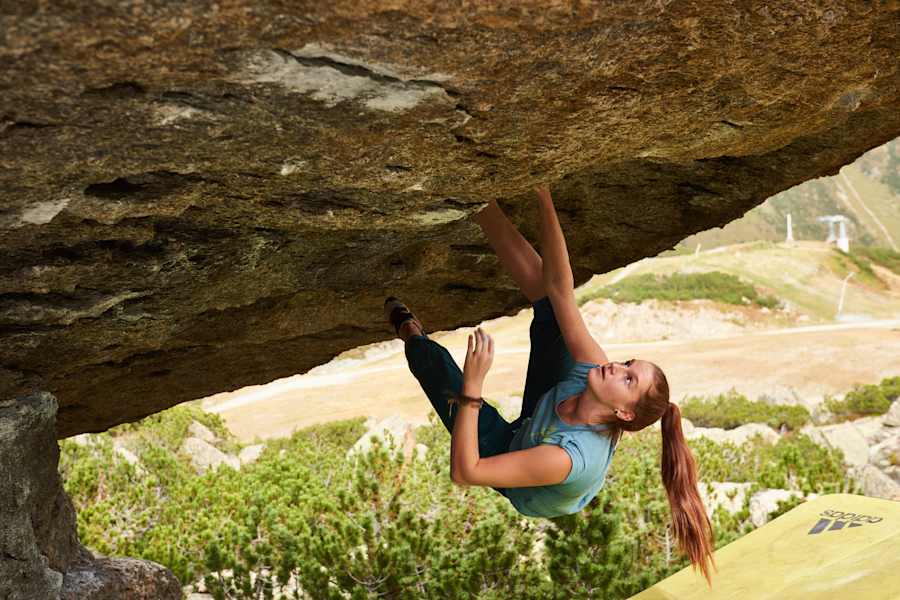 Bouldern Silvapark Paznaun Galtür Bergwelten