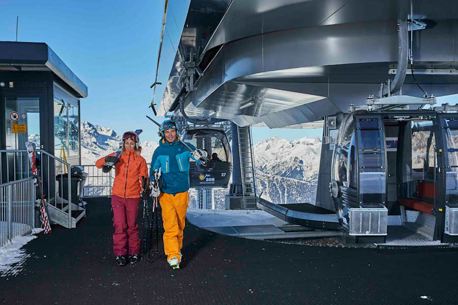 Top moderne Anlagen im Skigebiet See.