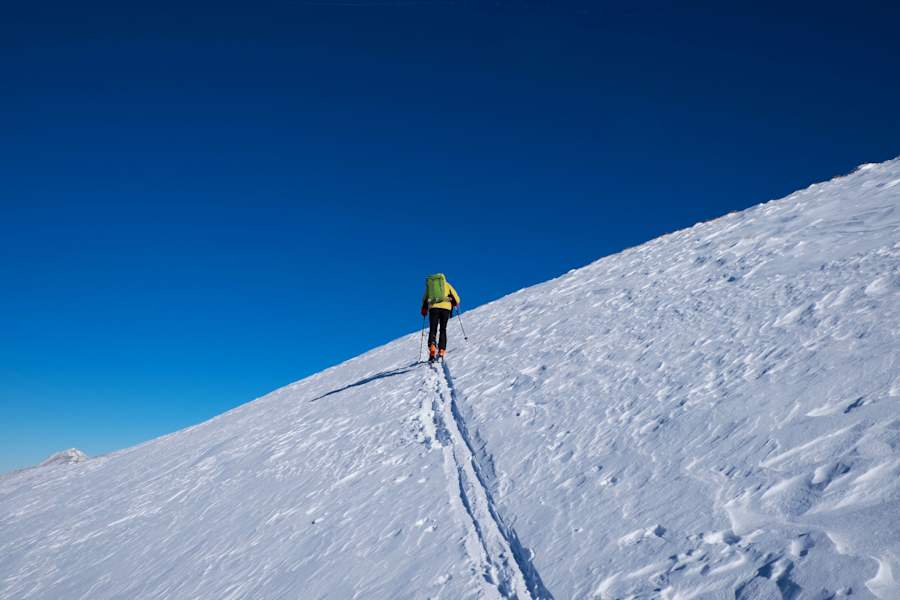 Gipfelanstieg: Skitour aufs Blaseneck im Gesäuse