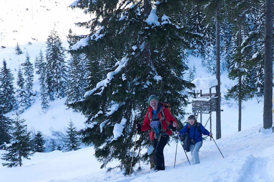 Skitour aufs Blaseneck: Andreas Hollinger