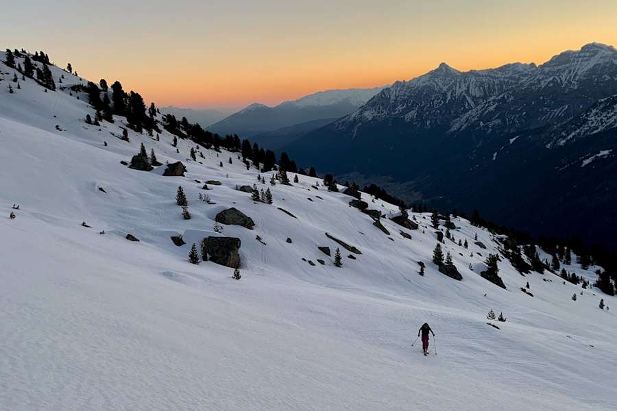 Früher Start auf die Brennerspitze