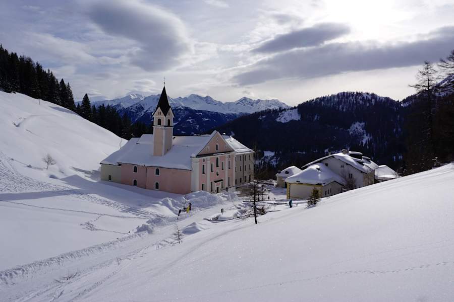 Startpunkt der Tour – das idyllische Maria Waldrast